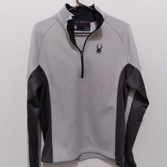 Men's Spyder Pullover, 1/2 Zip, Size Medium - Picture 1 of 2